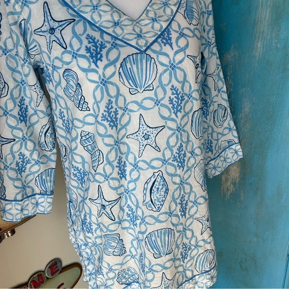 Gretchen Scott Sea Shell Tunic Blouse - Picture 3 of 11